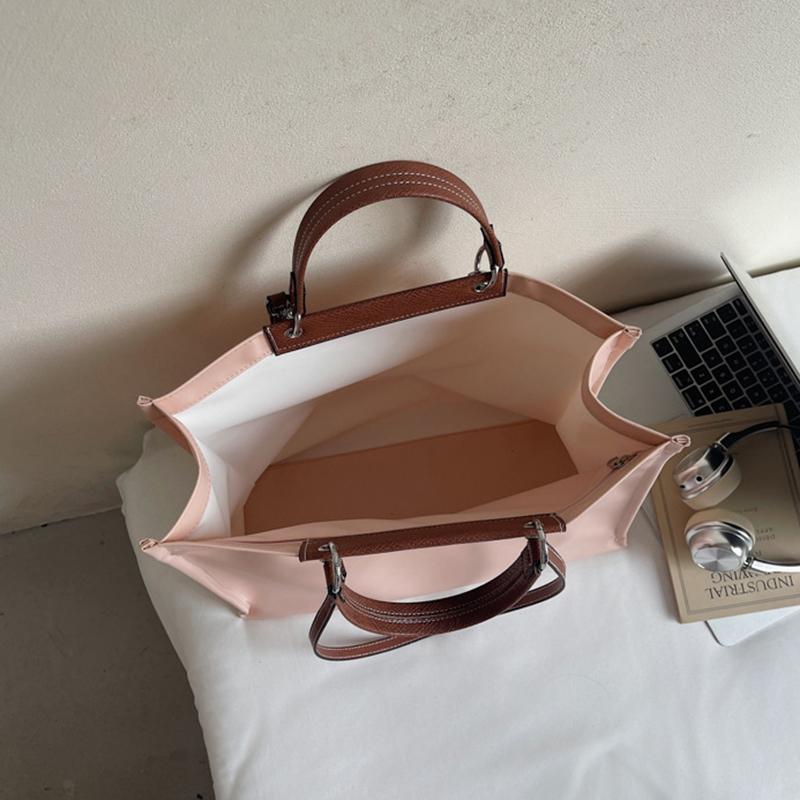 Women Canvas Shoulder Bag Large Capacity Ladies Shopping Bags Simple Handbag Vacation Tote Casual Book Bag AVE