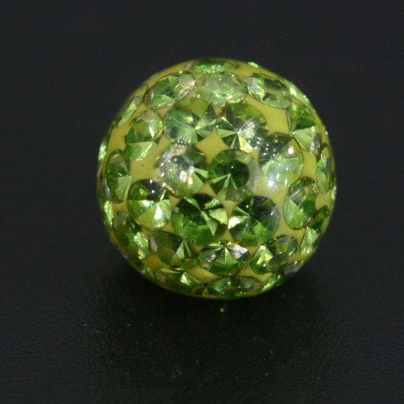 3-5mm 14G/16G Umwickelte Kristallschlammkugel Lippenstecker Schmuckzubehör