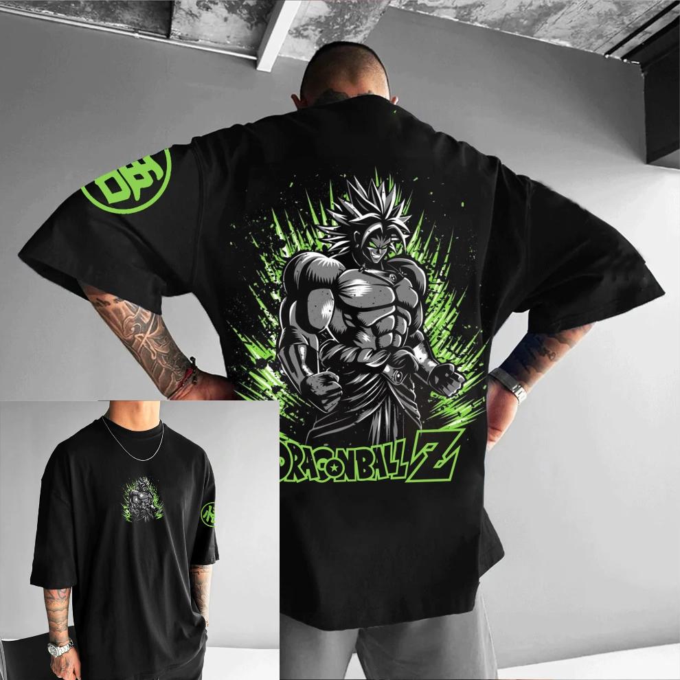 Oversized TShirts Man Dragon Ball Anime Inspired Summer Y2k Clothes Women Cotton Short Sleeve Tee Casual Streetwear Unisex Tops