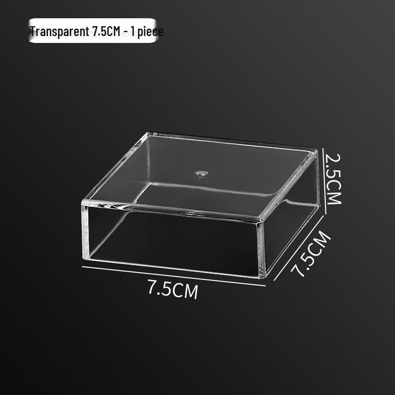 

Porcelain White & Black Square Display Box for Jewelry & Wedding Events