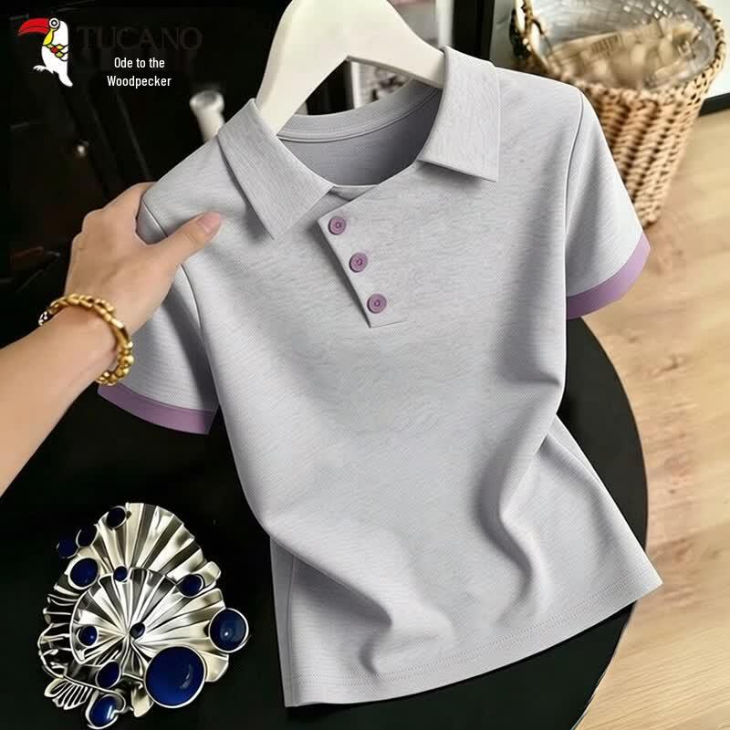 TUCANO Women s Pure Cotton Polo T-Shirt 4XL
