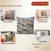 2D Floral Embroidered Pattern Decorative Cushion Covers Pattern Cushion Cover Suitable For Sofa Bedroom Car Pillow Cover