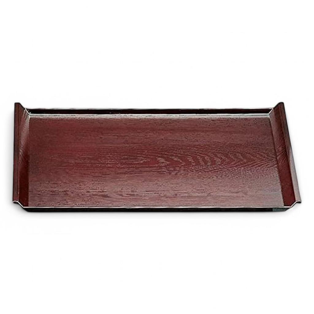 Made in Beautiful Japanese Shaku 2 ID Wood Grain Pattern x x J-kitchens Placemat/Tray, Japan, Design, (37.3cm 25.5cm 2.1cm)
