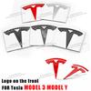 Car Badge Hood Front Grille Rear Trunk Decoration Sticker Accessories Tesla Model 3 Model Y Cybertruck Roadster SpaceX