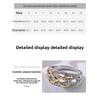 Rhinestone Women's Ring, Ambience Silver Fashion Gold and Silver Two-Tone Ring, Diamond Set