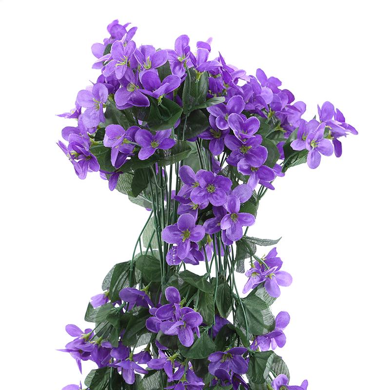 Buy Violet Artificial Flower Valentine's Day Decoration Simulation Wall