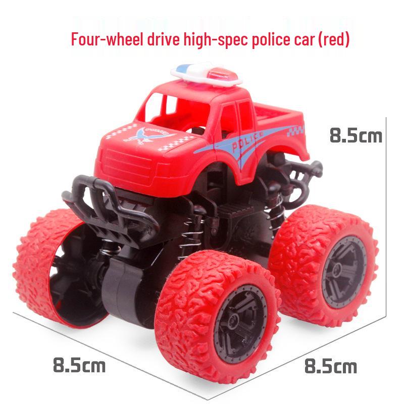 Kids' Inertial Excavator Toy Car: Off-Road Vehicle for Boys, Perfect for Small Gifts and Night Markets