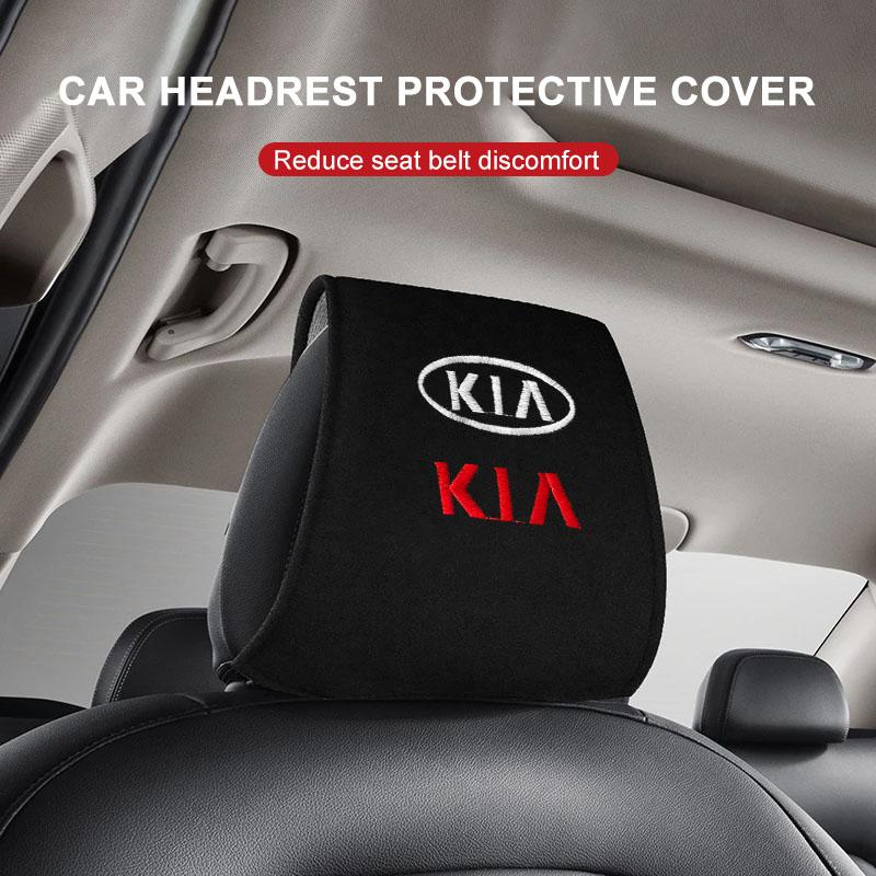 1/2Pcs Car Seat Back Headrest Pillow Storage Bag Dustproof Cover For KIA Sportage Ceed Rio 3 4 K2 K3 K4 K5 K6 K7 K8 Picanto Sorento Optima