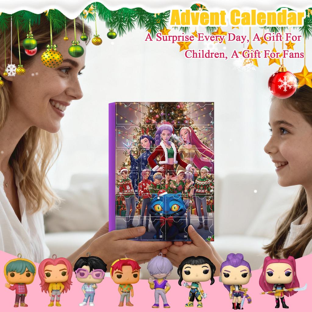 3D Witch Doll Surprise Box, 24 Dolls Waiting For You To Unpack, Christmas Surprise Gift For Friends And Children