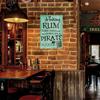 Vintage Pirate Metal Wall Sign Funny Drink Rum Quote Rustic Nautical Decor