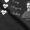 Nikola Tesla Tajemství Vesmíru Pánská Trička Vintage Tričko Krátký Rukáv Kulatý Výstřih Trička 100% Bavlna Nápad na Dárek Topy