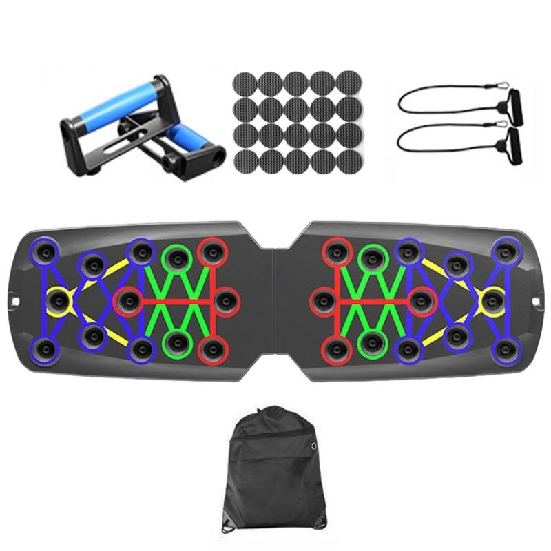 Push Up Boards Multifunctional Foldable Fitness Workout Push up Tool Pushup Stands Exercise Board Muscle Board for Home