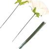 100 st Gröna Blomstjälkar Järntråd Hantverk DIY Handgjorda Simulering Växtstjälkar Manuell Tillbehörsmaterial Konstgjorda Blomstjälkar