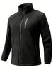 Women's Cozy Fleece-Lined Sports Jacket - Warm, Casual Zip-Up with Stand Collar for Fall/Winter