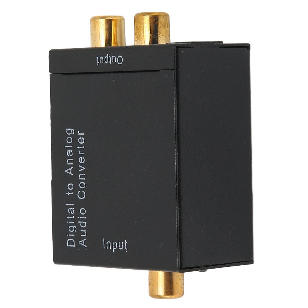 H3622 Digital Optical to Analog Audio Converter Lossless Sound Quality Audio Converter with Fiber