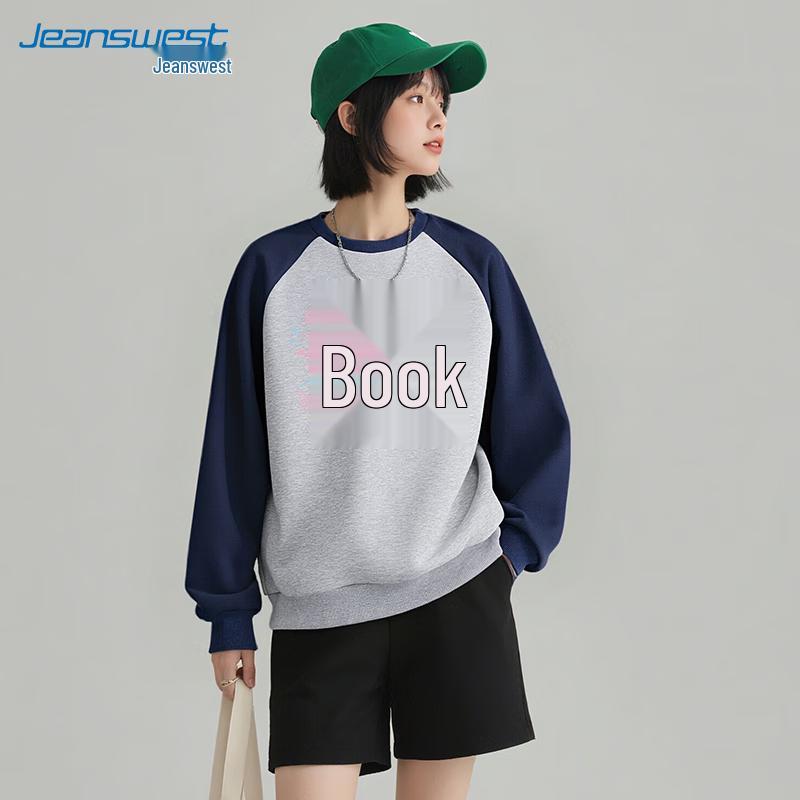 

JEANSWEST Women s 2025 Crewneck Loose Fit Sweatshirt M