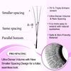 CoMango Narrow 3D/4D/5D W Shaped Eyelash Extension Smaller Spacing Natural Soft Lashes Premade Volume Fans False Eyelashes