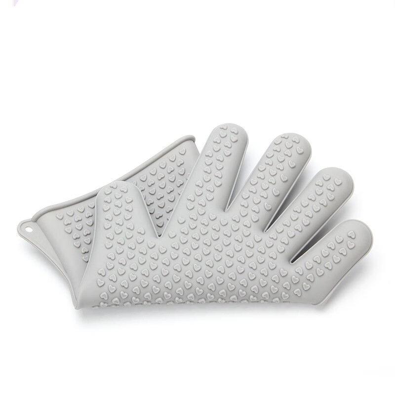 ZISIZ Silikon Hitzebeständige Ofenhandschuhe