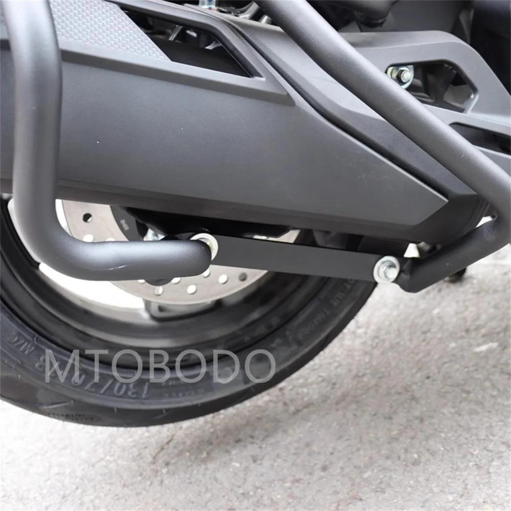 Exhaust pipe protection rod exhaust protection rod muffler anti falling rod thickened for LONCIN VOGE SR150GT LX150T-29 SR150GT