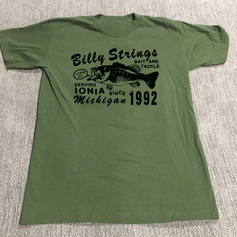 Collection Billy Strings 1992 Gift For Fans to 5XL Green T-shirt S