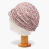 Damen-Beanie mit Blumenmuster, Netzstruktur, handgefertigt, mit Bündchen