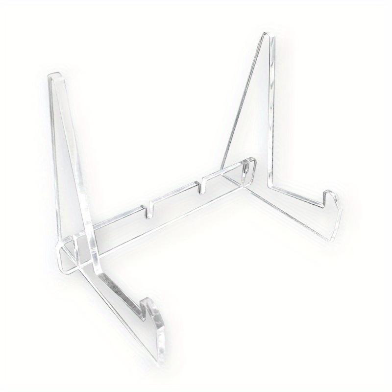 

1 шт. / 2 шт. Акриловая прозрачная подставка для книг, вертикальная подставка для фоторамки, подставка для фоторамки 1pc прозрачный