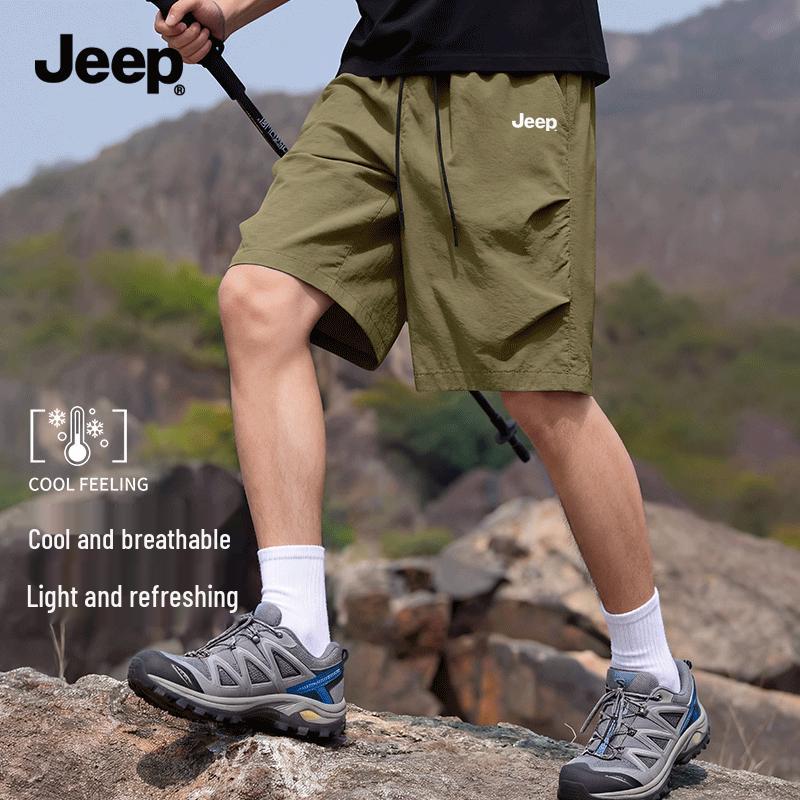 JEEP Men's Quick-Dry Breathable Outdoor Sports Shorts