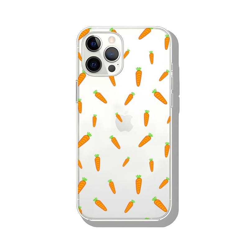 Cute Carrot Phone Case Transparent Fundas for Iphone 14 11 12 13 Mini Pro Max Se 5 6 6 S 7 8 Plus Xr X Xs Shockpoof Back Cover