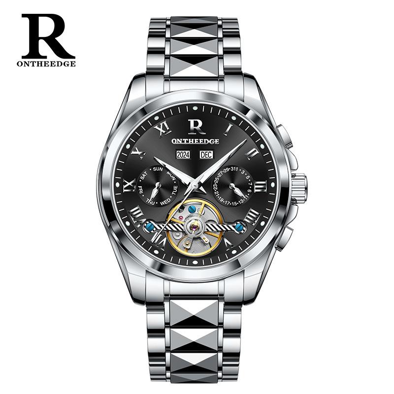 Swiss Famous Watch Men S Automatic Hollow Mechanical Watch Waterproof Watch Men S Pure Mechanical Watch Men S Watch