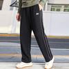 Li Ning Loose Fit Long Knit Sports Pants Men bottoms Black AKLR533-1