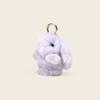Bunny Keychain Plush With Flower Print For Bag Pendant Decoration Gift Kids