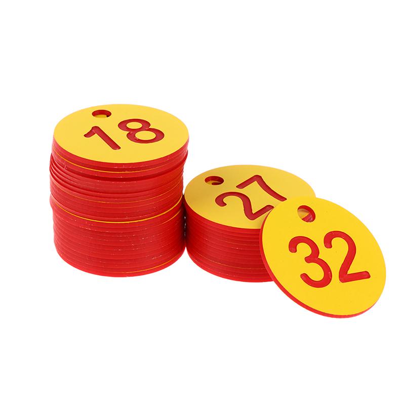 20/50Pcs Farm Number Tags Mating Box Beekeeping Husbandry Hanging Numbered Tag