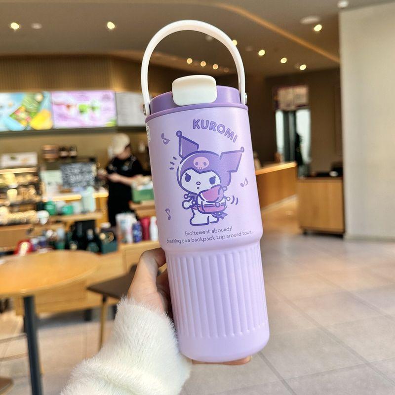 Sanrio Large-Capacity Thermos Cup 2026 New Model Ice Cup with High Aesthetic Value, Straw, Tea Brewing Cup, Birthday Gift