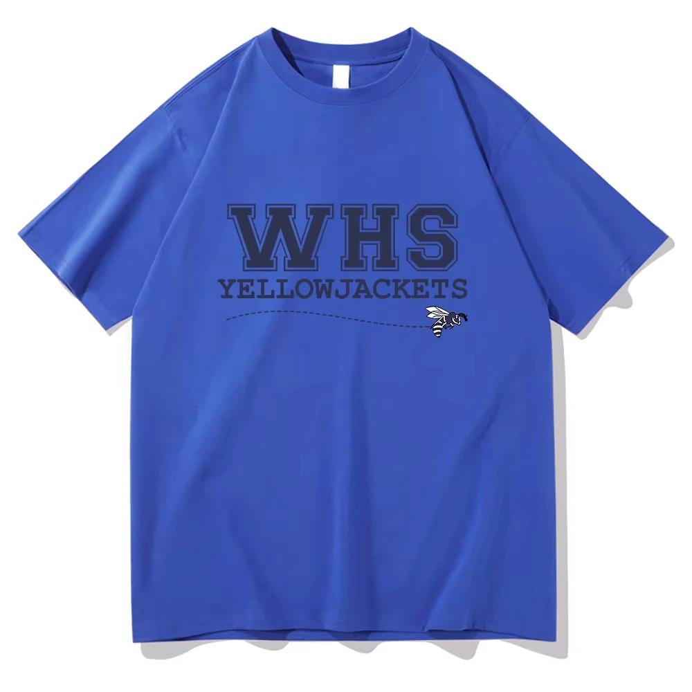 WHS Yellowjackets 2D TShirts Yellowjackets Season 3 Funny Men_Women Clothing Aesthetic Tops Unisex Clothes Cotton Graphic