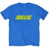 Blue Billie Eilish Racer Logo 2 Authorized Mens T-Shirt