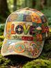 D Print Independence Day Commemorative Sunshade Baseball Cap Outdoor Cap Non-embroidered