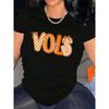 Womens TShirt Comfortable Crew Neck Casual Cotton Blend ShortSleeves Soft Breathable Top Womenswear Tshirt Summer Spring Streetwear