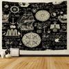 VIKAMA Vintage Pirate Ship Tapestry Home Wall Art Decorative Backdrop Living Room  Bedroom Decorative Hanging Tapestry