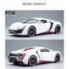 1/24 Lykan Hypersport Supercar Model Diecasts & Toy Vehicles Toy Car Metal Collection Toy Kid Toys for Children Kids Gifts