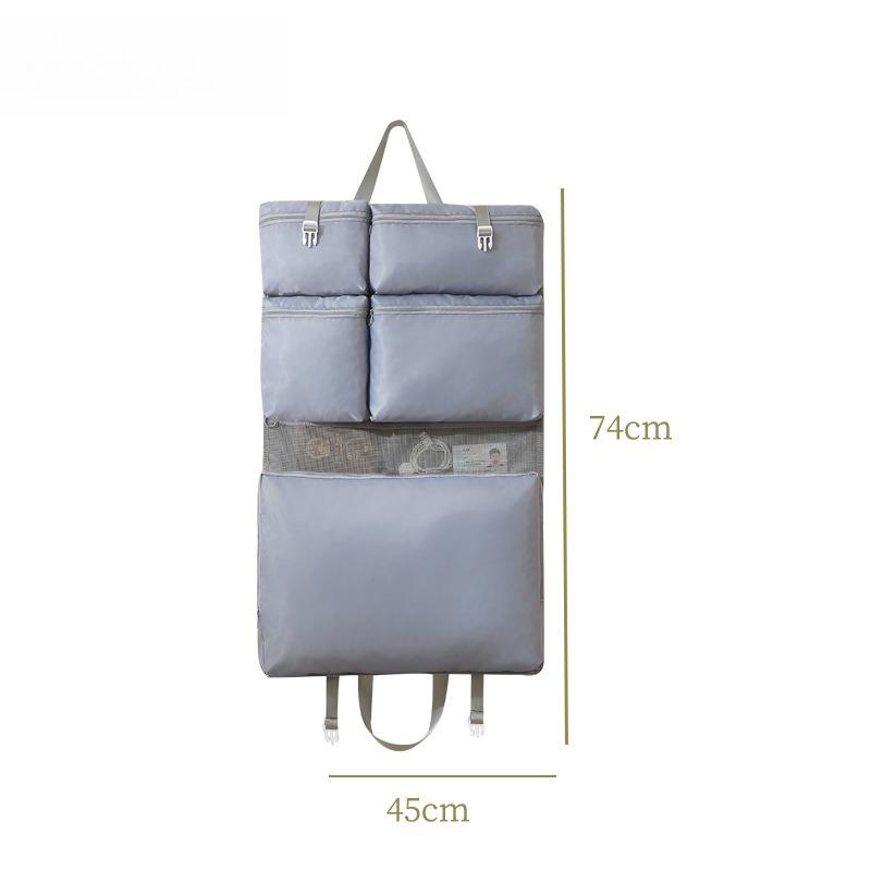 7-in-1 Travel Organizer Bag Set Portable Large Capacity Foldable Business Travel Storage Bag Wall Mounted Storage Luggage Bags серый