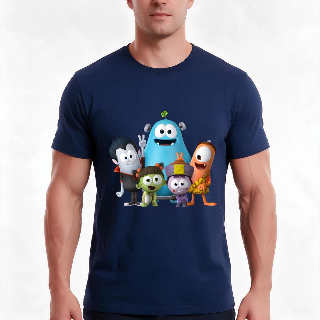 Spookiz TShirt Summer Casual Cotton Tee Oversized Streetwear Tops Vintage Graphic Print Loose Fit Short Sleeve  Cotton