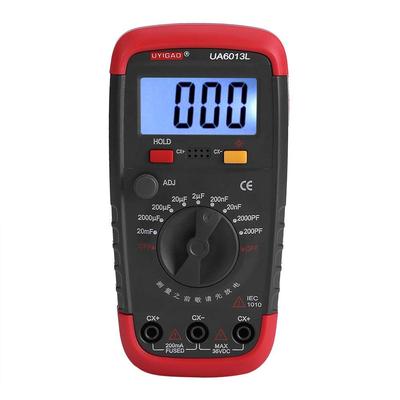 Capacitance Meter, Digital Multimeter, Capacitor Meter Tester, Capacitance Meter, Electronic Measuring Instrument, Battery-Powered, LCD Display, Suita