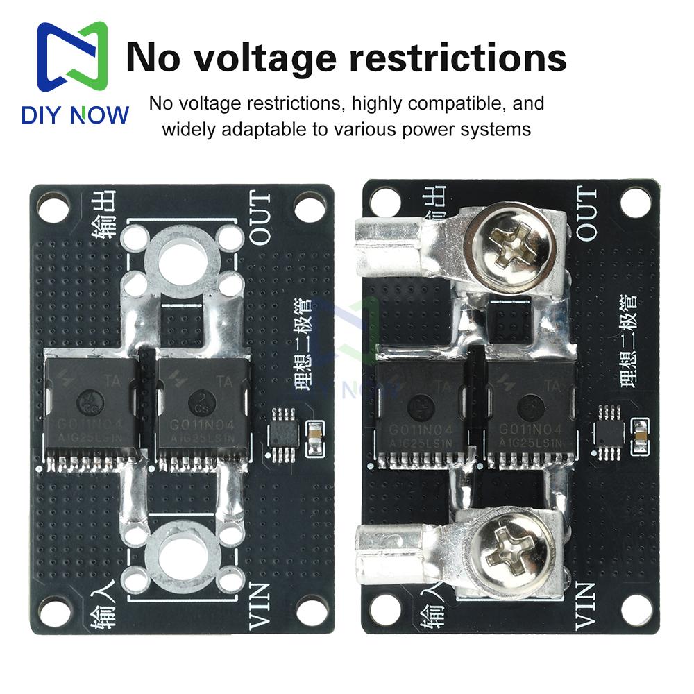 40A 65A 100A Ideal Diode Module No Voltage Limitation Suitable for Solar Charging Anti-Reverse Current Anti-Reverse Connection