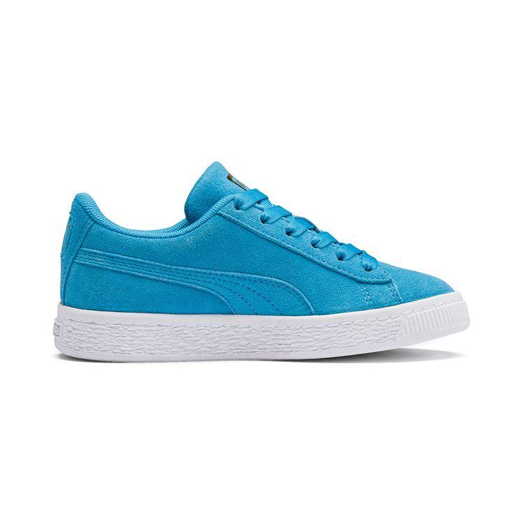 Puma Sesame Street X  Suede Statement Casual Lightweight Low-Top Kids Sneakers Kids Sneakers Blue 370383-01