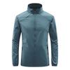 Estate Nuovo Cappotto Skin da Protezione Solare da Uomo Leggero Traspirante Seta Ghiaccio Collo Alto Giacca Solare Outdoor Campeggio Jakcet