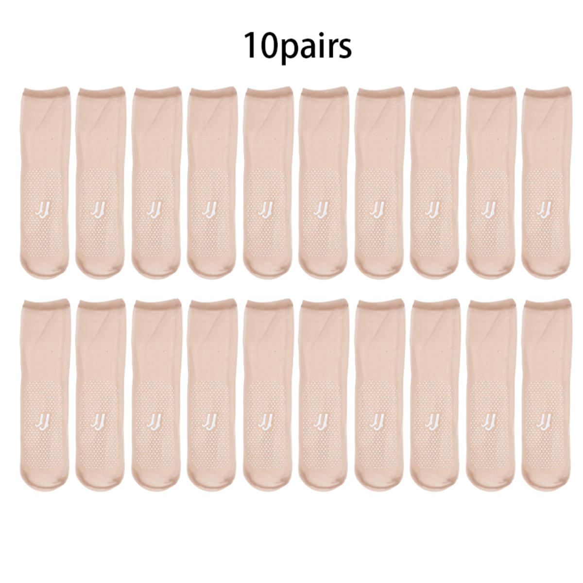 

10 пар ультратонких дышащих носков женские нескользящие прозрачные эластичные носки женские летние носки до щиколотки из основной нити