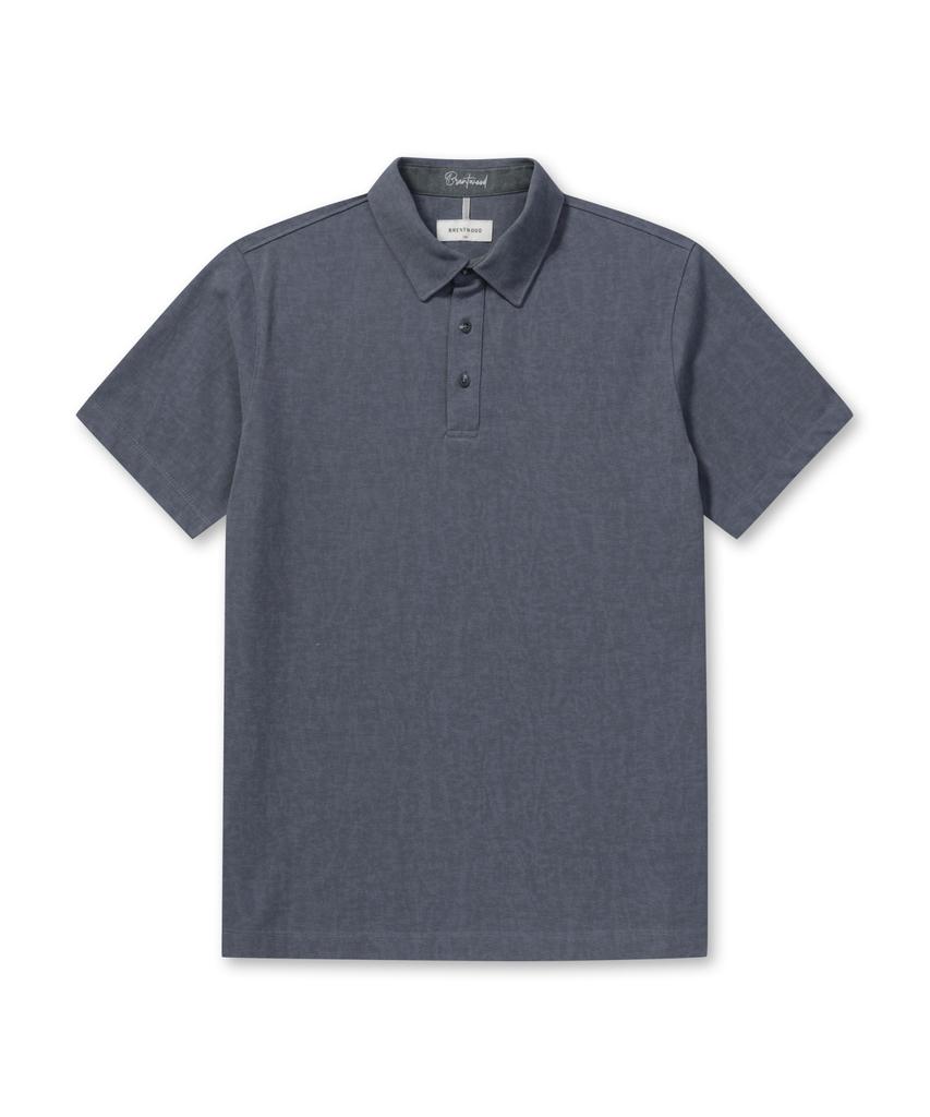 BRENTWOOD Dying Like Polo Neck T-Shirt Brtam25521Bux
