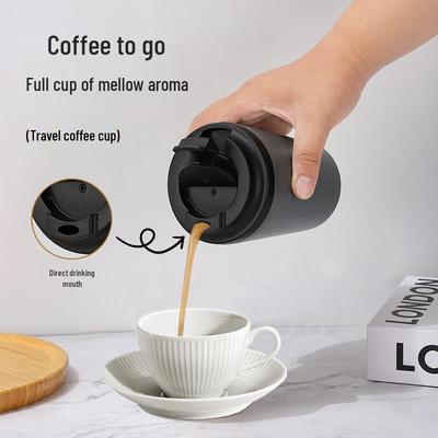 Luxury Stainless Steel Insulated Travel Coffee Mug - Double Layer, Portable for Car and Office