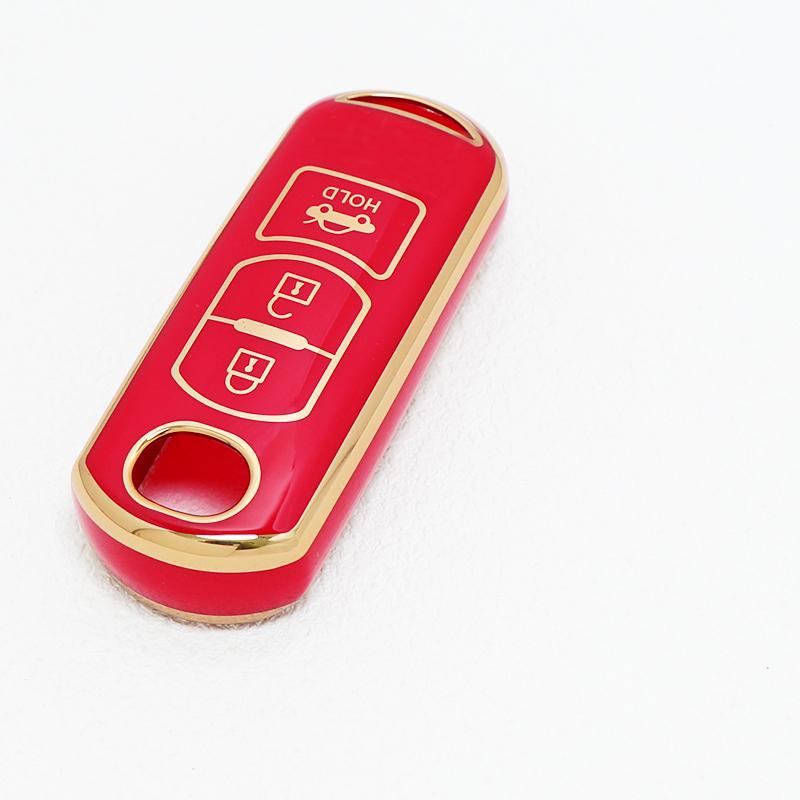 3 Buttons Tpu Shell Fob Auto Car Key Case For Mazda Cx-8 Cx-9 Mx-5 Miata Atenza Axela Demio 2 3 5 6 Cx-3 Cx-4 Cx-5 Cx-7 Artz