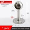 Stainless Steel Wardrobe Hanging Rod Flange Seat for Curtains, Towels, and Clothes Drying